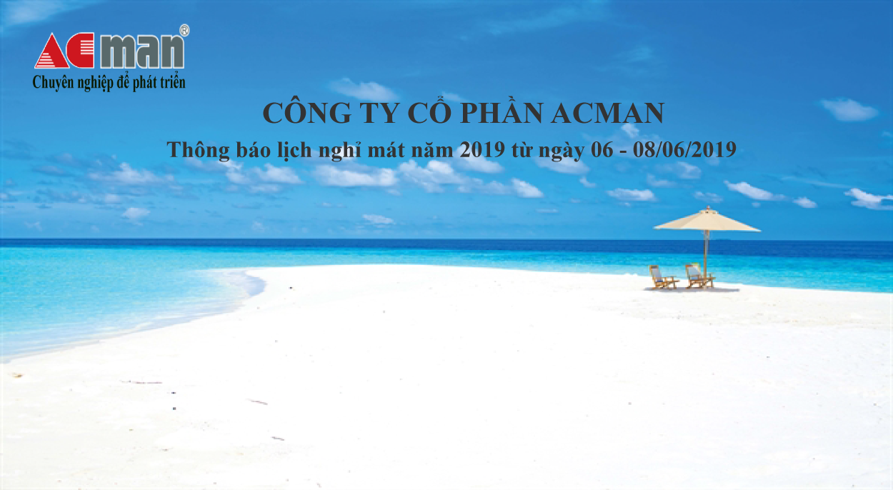 Thông báo lịch nghỉ mát
